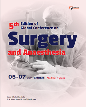 5th Edition of Global Conference on  Surgery and Anaesthesia | Madrid, Spain Book