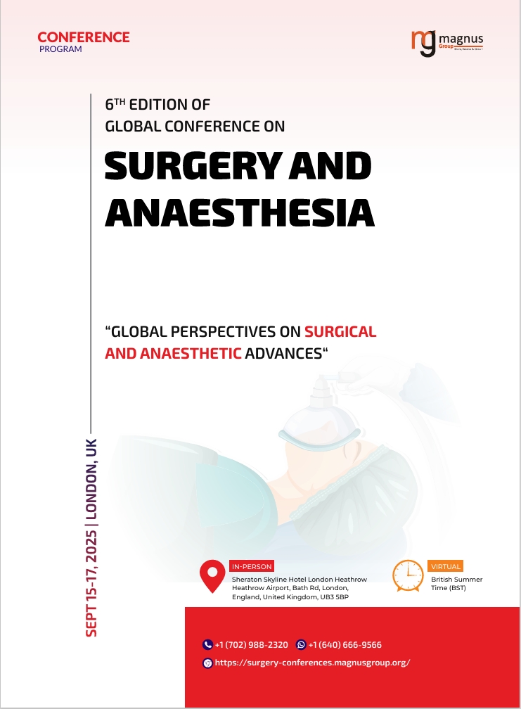 Global Conference on Surgery and Anaesthesia | London, UK Program