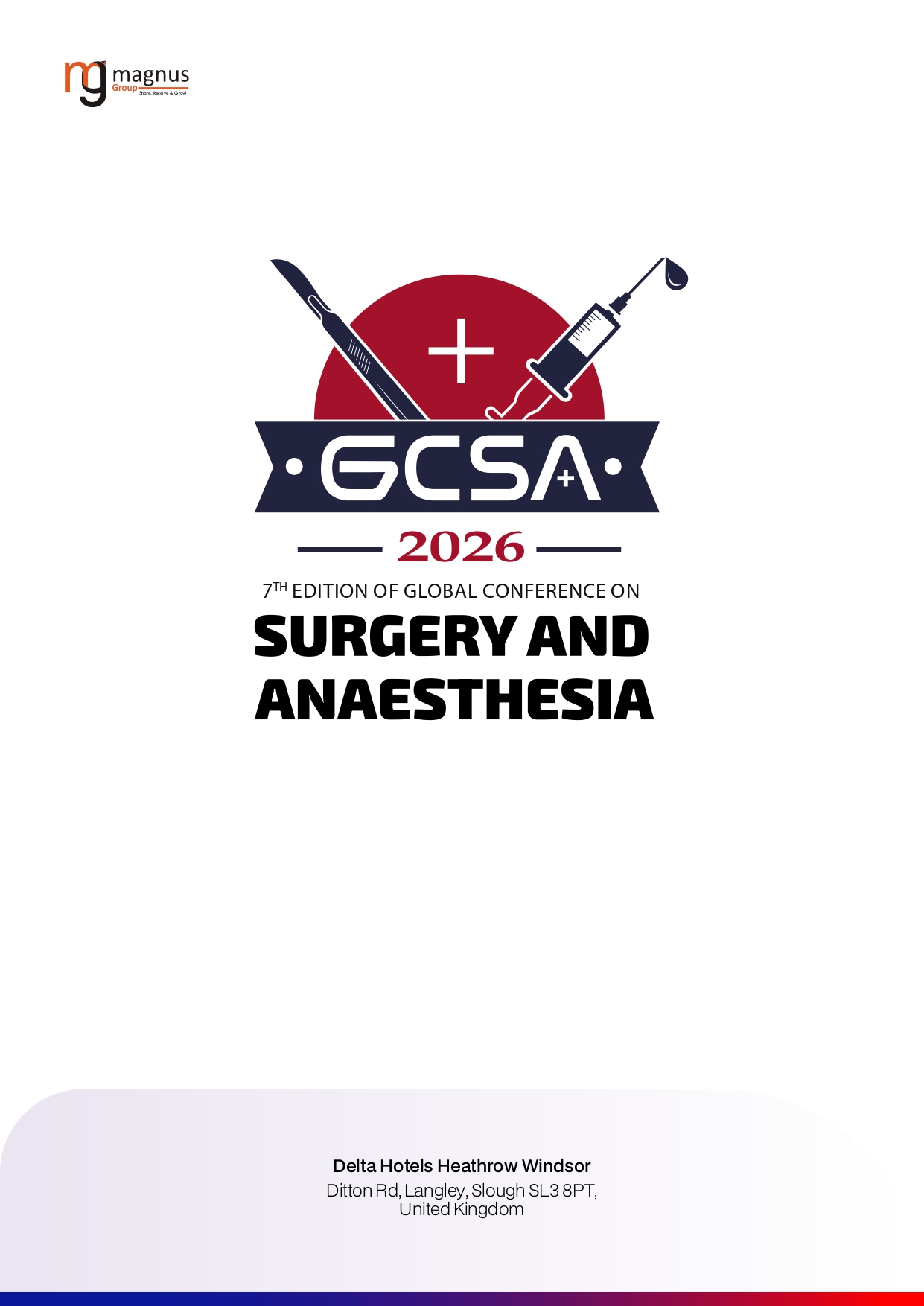 Global Conference on Surgery and Anaesthesia | London, UK Event Book